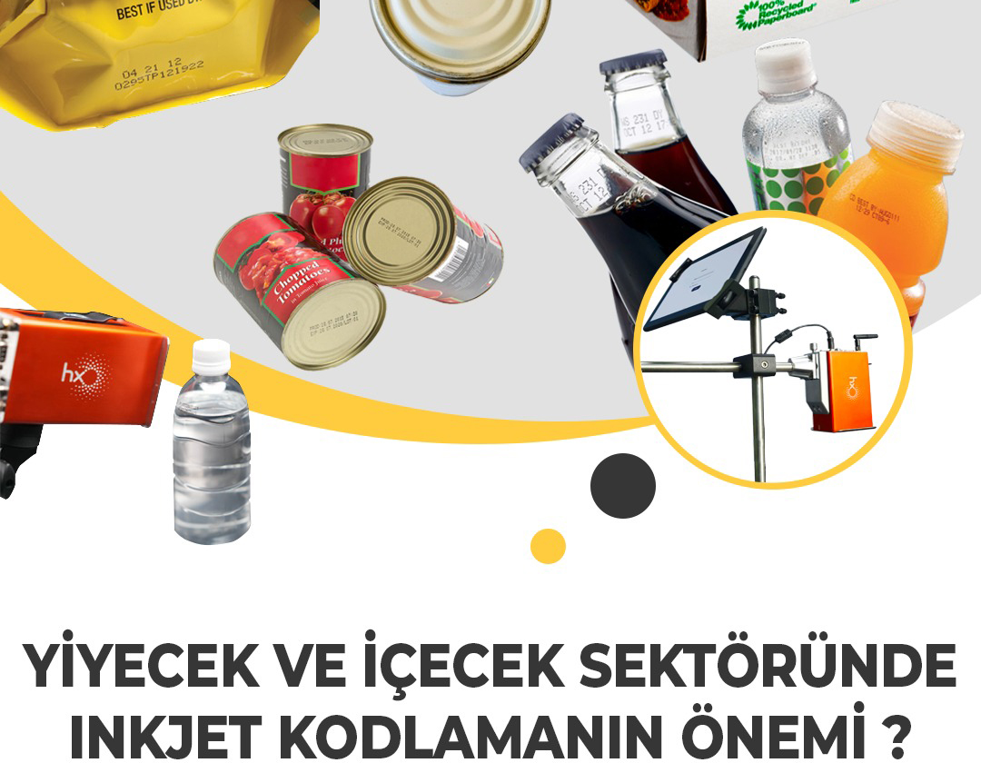 Yiyecek ve İçecek Sektörü İçin Inkjet Kodlamanın Önemi ?